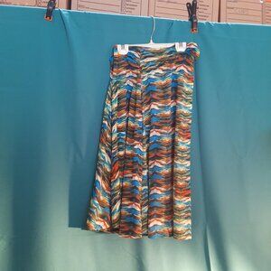 NEW ! Studio JPR MultiColor Print Skirt Stretch Size S